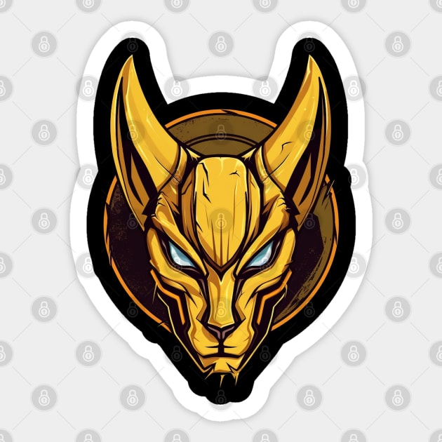 Anubis God Egypt Sticker by FrogandFog